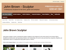 Tablet Screenshot of johnbrown-sculptor.co.uk